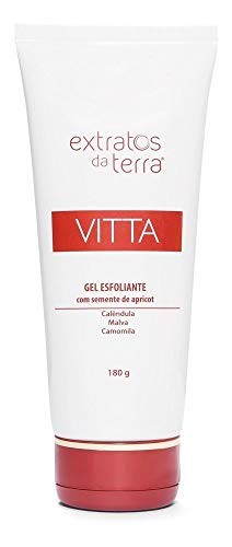 VITTA GEL ESFOLIANTE CORPORAL COM SEMENTE DE APRICCOT 180gr EXTRATOS DA TERRA