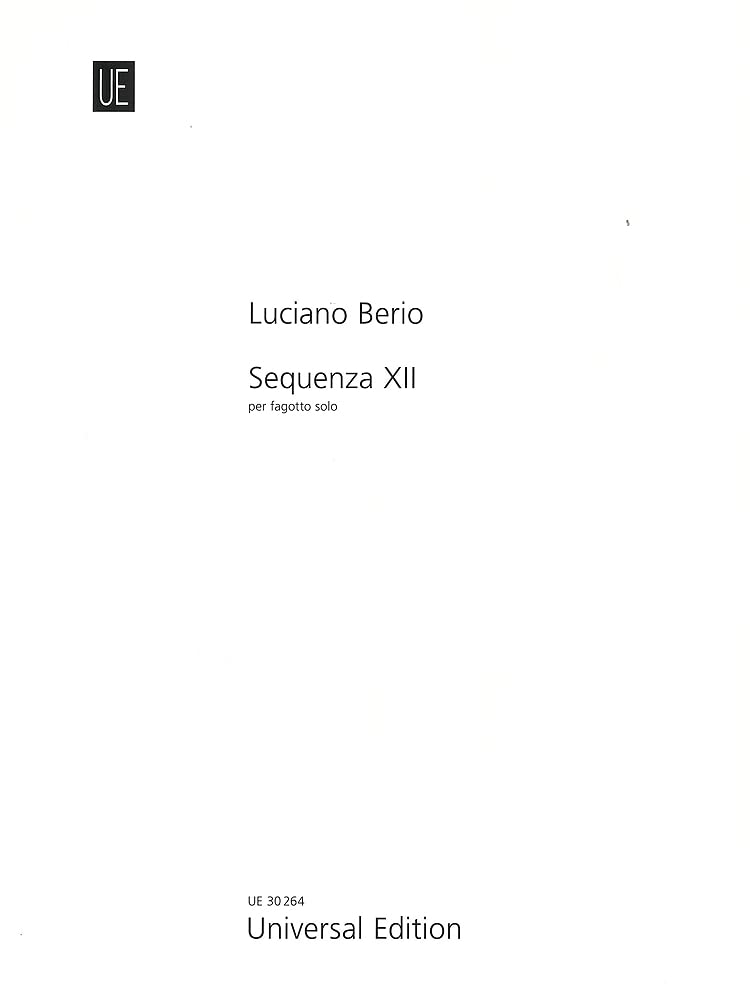 Universal Edition Berio: Sequenza XII