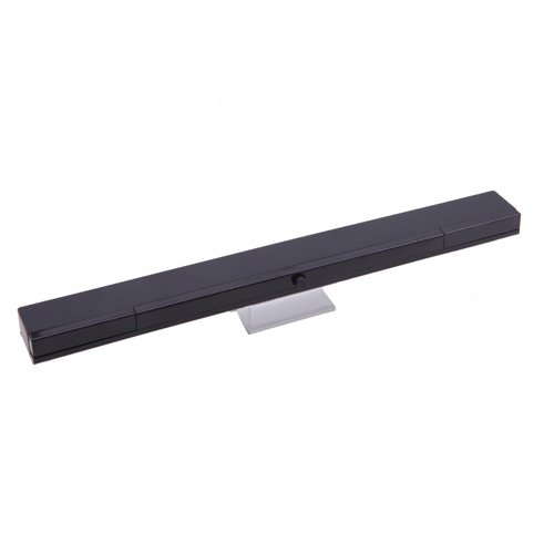 HDE Wireless Infrared IR Ray Motion Sensor Bar for Nintendo Wii and Wii U Console (Black)