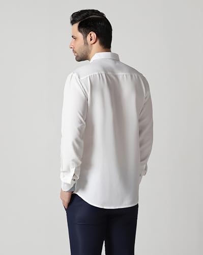 Image of TAGDO Men's Full Sleeve Shirt | Pocket Design and Spread Collar Shirt for Man (2054)