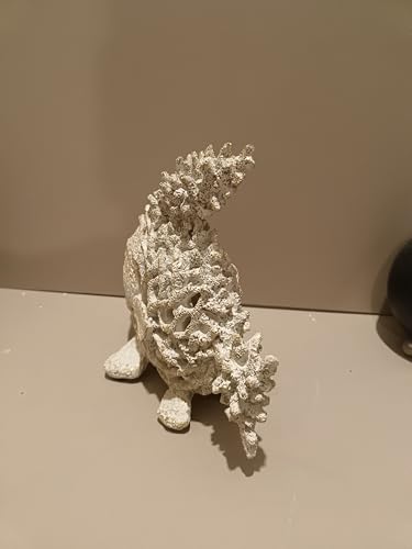 Estatua de pez ángel decorativa de resina miniatura 4