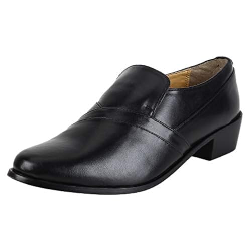 Image of LIBERTYZENO Mens Genuine Leather Tassel Loafer Slip On Dress Shoes