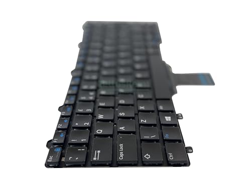 Clavier de rechange Dell E5250 E7250 E5270 non rétroéclairé touches solides format UK Qwerty - 5