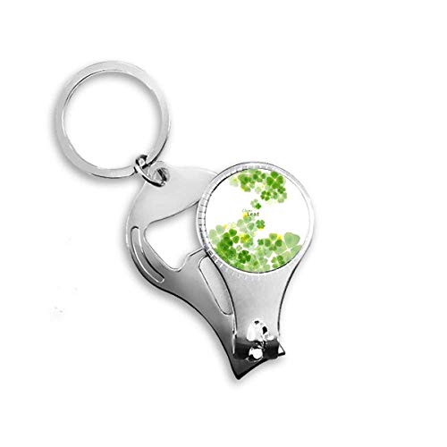 Pince à ongles trèfle Saint-Patrick pour manucure festive