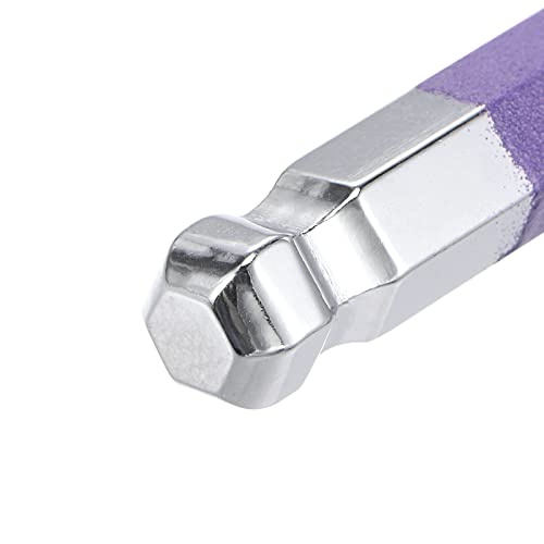 Clé hexagonale 8 mm avec tête sphérique uxcell pour accès difficile - 5