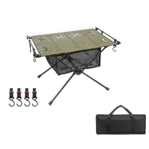 Table de camping portable et pliable résistant à la chaleur du barbecue - 2