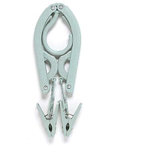Household Folding Hanger Portable Travel Drying Rack Multi-function Children's Business Clothing Support Student Dormitory Artifact 2 Pack FANJIANI Cover