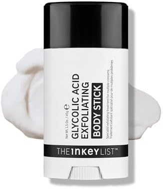 The INKEY List Glycolic Acid Exfoliating Body Stick - Deep Exfoliation for Rough, Bumpy Skin, Fragrance Free, Targets KP & Ingrown Hairs, Suitable For All Skin Types