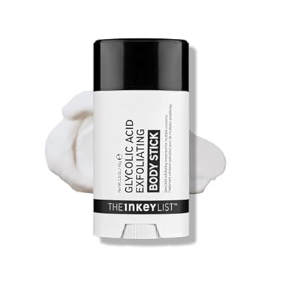 The INKEY List Glycolic Acid Exfoliating Body Stick - Deep Exfoliation for Rough, Bumpy Skin, Fragrance Free, Targets KP & Ingrown Hairs, Suitable For All Skin Types