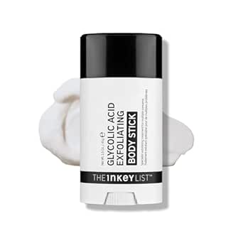 The INKEY List Glycolic Acid Exfoliating Body Stick - Deep Exfoliation for Rough, Bumpy Skin, Fragrance Free, Targets KP & Ingrown Hairs, Suitable For All Skin Types