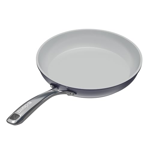 CIARRA Beyond nieprzywierająca ceramiczna patelnia nietoksyczna, 26 cm bez PTFE i PFOA, bezpieczna w piekarniku, kompatybilna ze wszystkimi płytami kuchennymi, niebieska CAFP26-M