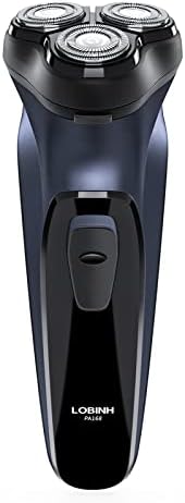 LOBINH Electric Razor for Men, Rechargeable Electric Rotary Shaver, Washable Shaving Head, USB Type-C 1.5 Hour Fast USB Charging, 4D Floating Head, Valentines Day Gifts for Men - PA168