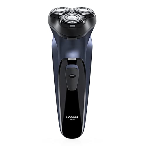 Lobinh Electric Razor For Men, Rechargeable Electric Rotary Shaver, Washable Shaving Head, Usb Type-C 1.5 Hour Fast Usb Charging, 4D Floating Head, Valentines Day Gifts For Men - Pa168 #TOP3