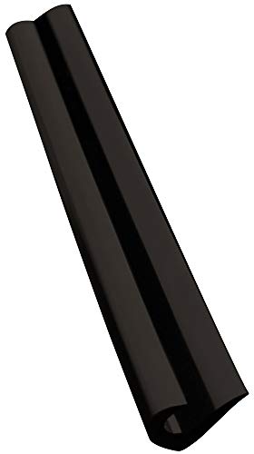 Dawn Enterprises DW20G-KT Universal Drip Rail Rain Gutter Guards - Gloss Black (02)