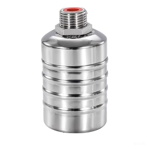 Válvula flotante de control de nivel de agua de acero inoxidable, 304 de grado alimenticio automática para tanques de agua, piscinas, sistemas solares, entrada superior/lateral de 2 pulgadas (entrada