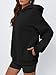 EFAN Womens Oversized Hoodies Fleece Hooded Sweatshirts Fall Fashion Outfits 2025 Cute Clothes with Pockets Black M
