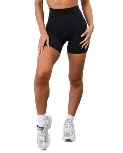 Vitality Cloud II Biker Shorts for Women - High Waisted...