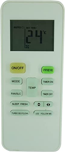 General Replacement Remote Control Fit for RG51F/EU1 RG51F1/EU1 RG51F3/EU1SENL-09CD SENL-12CD SENL-18CD SENL-24CD SENL-09HD for Senville Split Type Wall-Mounted Inverter Room Air Condtioner