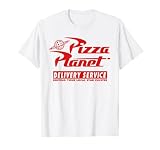 ディズニー PIXAR トイ・ストーリー ピザプラネット デリバリーレッド ロゴ Tシャツ