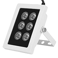 IR-Strahler DC12V 6W Infrarot-Fülllicht 6 Lampen IR-Strahler IP66 Wasserdicht für Sicherheitsüberwachungskamera