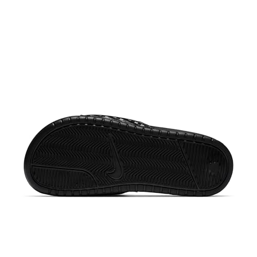 Nike Nike Women's Benassi JDI Slides, Black/White, 7