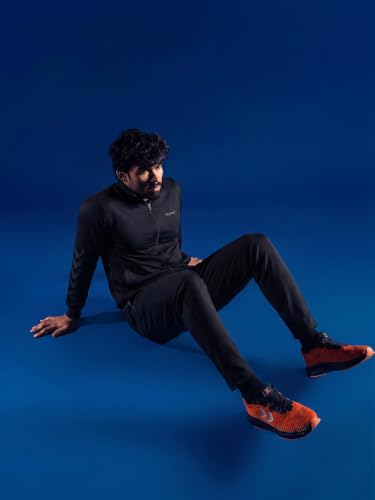 Image of hummel Promo Men's All weather Regular Fit Track Suit with Zipper and Pockets Comfortable Breathable Stretchable Soft Fabric For Everyday Use Ideal for Gym Training or Running Loungwear