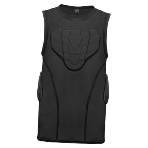 YIJU Padded Football Protective Gear Sleeveless Breathable Kids Comfortable Training Gear Suit , L