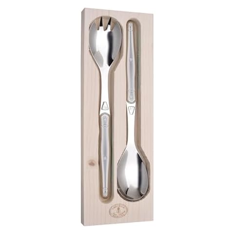 Jean Dubost Stainless Steel Salad Servers Cover