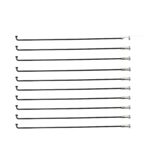 Rayon vélo électrique 12G anti-casse en acier noir 2.6mm J-Bend