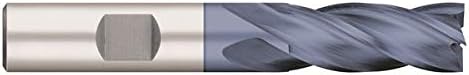 RedLine Tools - 5/32 (.1563) Dia, 4 Flt, SE Square, Cobalt Endmill, .4375 LOC, AlTiN Coated, 2.3125 OAL, 30° Helix, 3/8 (.3750) Dia Weldon Shank, General Purpose