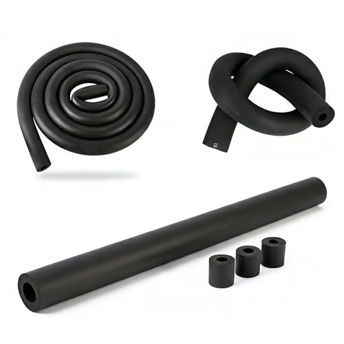 Tubo Espuma, Espuma Aislante Termico, Aislamiento De Tuberías Para Calefacción, Exterior Tubería De Agua, Tubature, Equipos De Fitness Ø int10~110mm, Ep15/20mm, L1.8m(ID 90mm x T 20mm x L 1.8m)