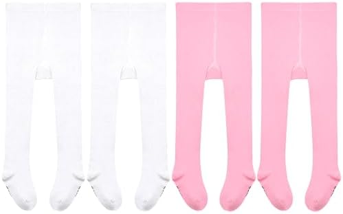 Baby Tights 4 Pack Newborn Infant Toddler Girls Cotton Tights Cab...