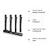 XY Zone 5PCS Led Pen Flashlight 1000 Lumens Lamp Clip Mini Black 507 Pocket Penlight Flashlight Torch Powered by 2 AAA Battery(Battery Not Included)