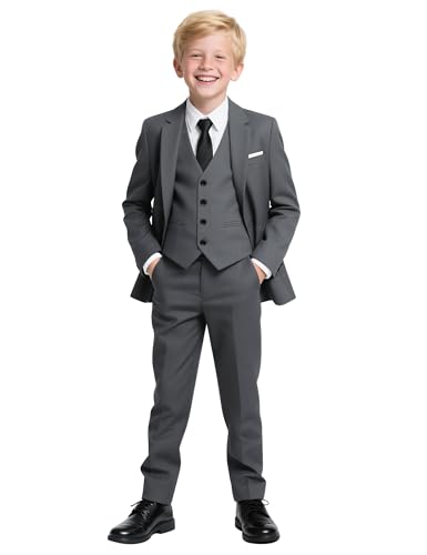 Boys Slim Fit Suits for Boys Suit Set Boy Dresswear Ring Bearer Outfit Kids Suits Boy Wedding Dress
