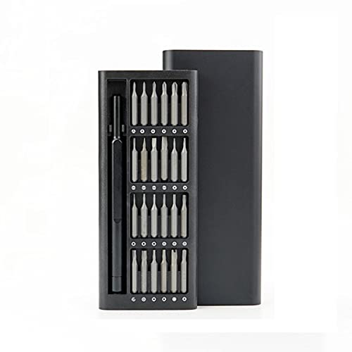 Juego de destornilladores de precisión 24 en 1 caja aluminio miniatura 4