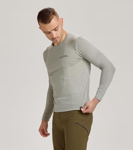 ARC Men's Merino Long Sleeve T-Shirt | Italian Merino Blend Cycling Top | Fast Wicking, Temperature Regulating | S-XL 6