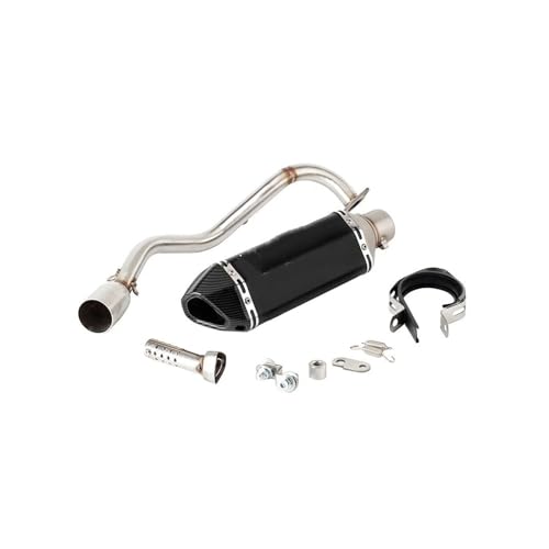 バイクマフラー NMAX 125 2021 2022 2023 2024 N MAX 125 Escape スリップオン オートバイ用エキゾーストマフラー ヘッダーリンクパイプ付き エキゾーストパイプ(D)