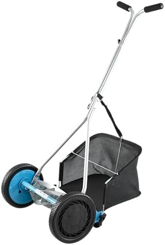 American Lawn Mower Company 1604-16 16-Inch 5-Blade Walk Behind Reel Mower with Grass Catcher - Thumbnail 5