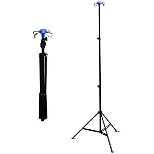 IV Retractable Pole Portable Stand Medical Tripod Folding Infusion Stand for Elderly Home Care,Hospital and Clinic