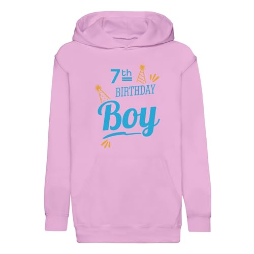 Sweat à capuche enfant premium textile de qualité supérieure anniversaire 7 ans