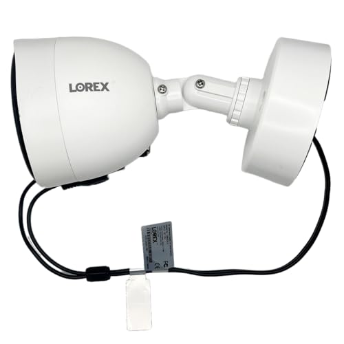 Image of Lorex Indoor /Outdoor 4K Ultra HD Smart Deterrence CVI Wired Add-On Bullet Security Camera | Color & IR Night Vision | Dual Warning LED Lights | Siren | Built-in Speaker | IP67 | White | 8mp /4k, 125 Degree FOV, Color and Ir Night Vision, Dual Warning Leds, Siren and Speaker