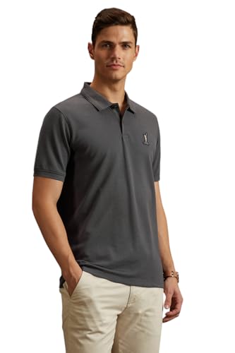 Image of Peter England Men's Cotton Regular Fit T-Shirt