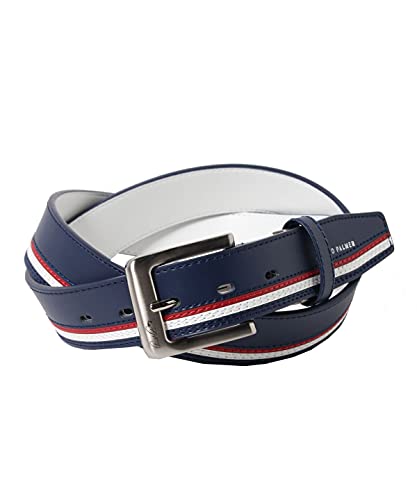 [アーノルドパーマー] ゴルフ ベルト メンズ ラインカラーベルト 5AP4642 NV