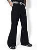 DFGIGT Men‘s Irregular Sutures Flared Jeans Bell B... #2