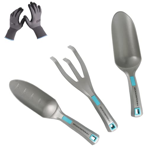 Set de 3 piezas para jardinería GOODSMANN aluminio miniatura 1