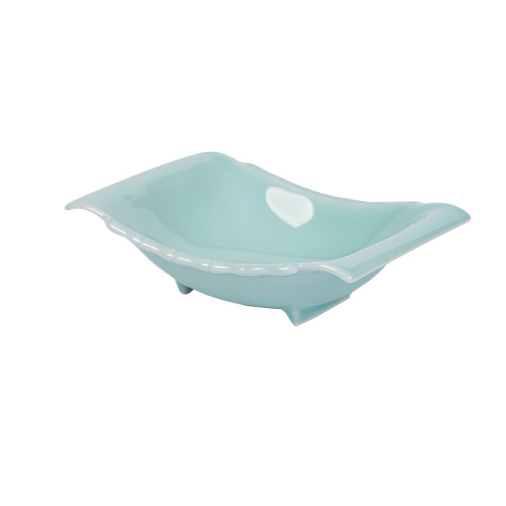 Taca na owoce Celadon Domowy talerz na owoce Prosta salaterka Ceramiczny talerz na owoce Taca na owoce na imprezę Taca na warzywa