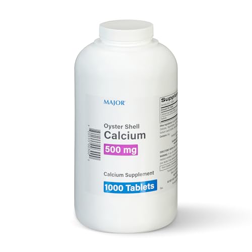 Oyster Shell Calcium Tablets, 500mg, 1000ct