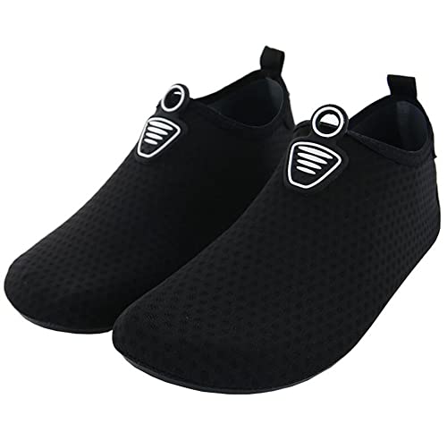 RYZGOJV Sand Socks for Beach Soccer Water Socks Shoes Anti Slip Wetsuit Boots Swim Socks for Man Sports Outdoor-All Black