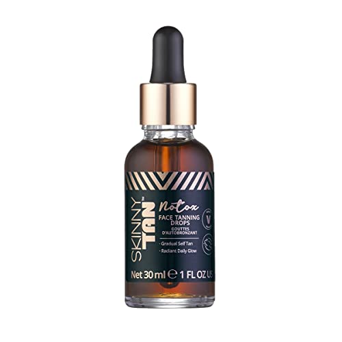 Skinny Tan Self Tanning Drops | Add to Your Favorite Moisturizer to Make a Hydrating Gradual Tanner | Natural Looking Sunless Tanner, Vegan Friendly, Cruelty Free, 1.01 oz.