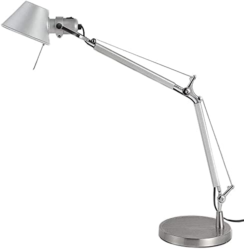 Lampe de table E27 en métal bras articulé liseuse vintage salon